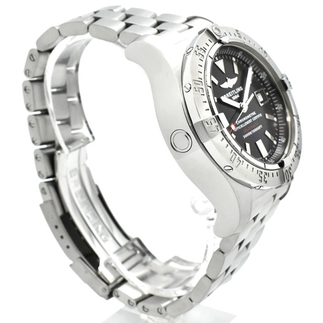 ブライトリング BREITLING アベンジャー2 シーウルフ A17330 ブラック 45mm USED 中古