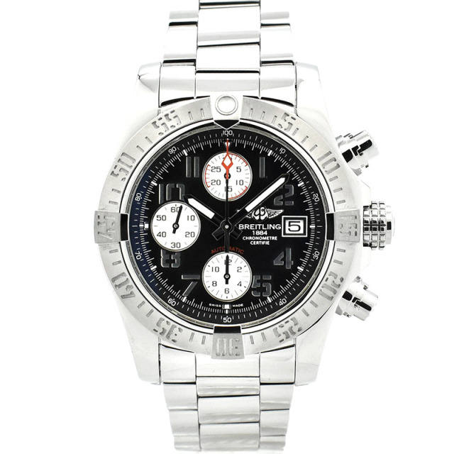 ブライトリング BREITLING アベンジャー2 クロノグラフ A13381 43mm ブラック USED 中古