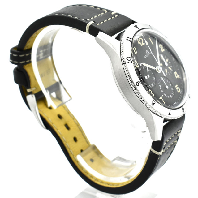 ブライトリング BREITLING AVI REF.765 1953 リ・エディション AB0920131B1X1 世界1953本限定 ブラック 41mm USED 中古