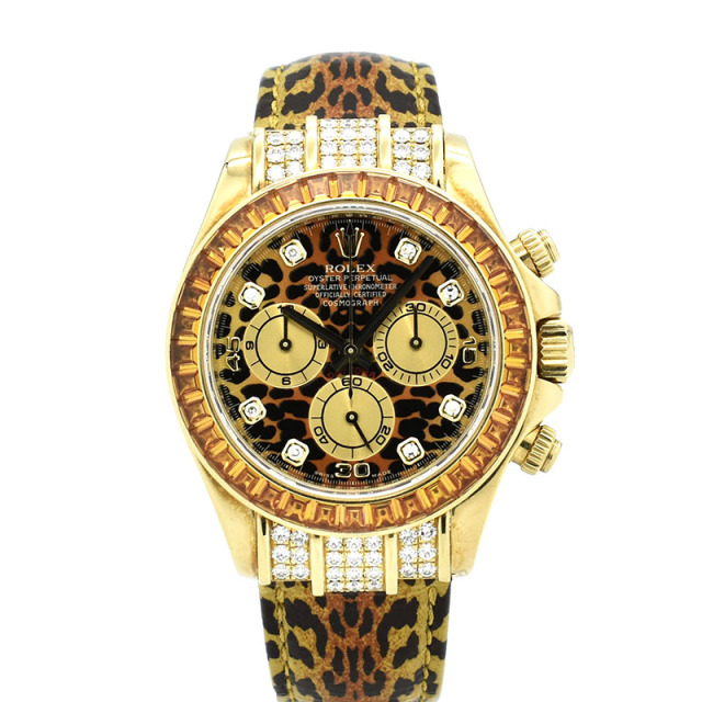 ロレックス　ROLEX　デイトナ　レパード　116598SACO　18KYG　M番　40mm　USED　中古