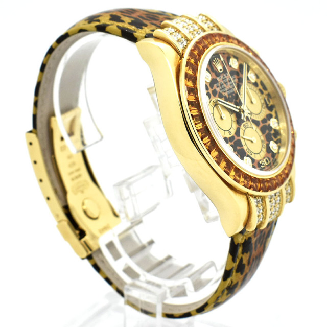 ロレックス ROLEX デイトナ レパード 116598SACO 18KYG M番 中古