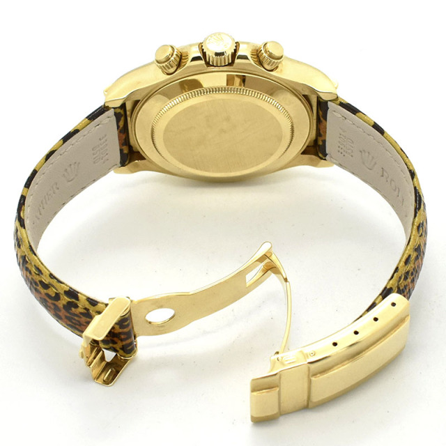 ロレックス ROLEX デイトナ レパード 116598SACO 18KYG M番 中古