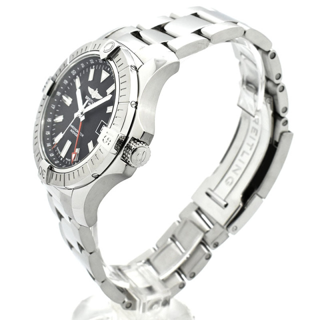 ブライトリング BREITLING アベンジャー オートマティック GMT 43 A32397101B1A1 ブラック USED 中古