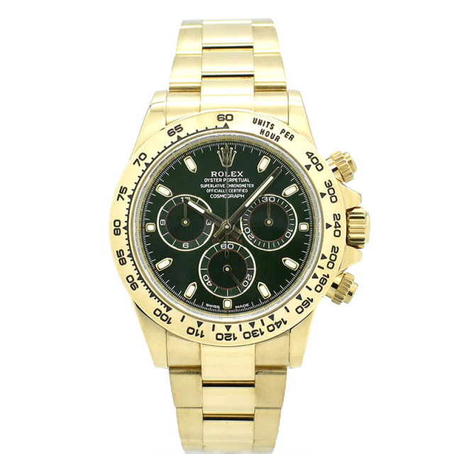 ロレックス　ROLEX　コスモグラフ デイトナ　Ref.116508　グリーン　18KYG　40mm　USED　中古