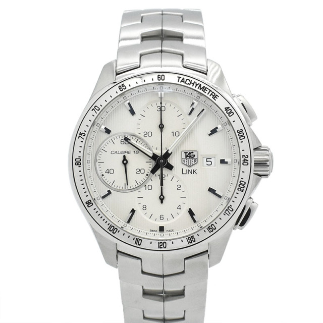 タグホイヤー　TAG HEUER　リンク クロノグラフ キャリバー16　CAT2011.BA0952　シルバー　43mm　USED　中古