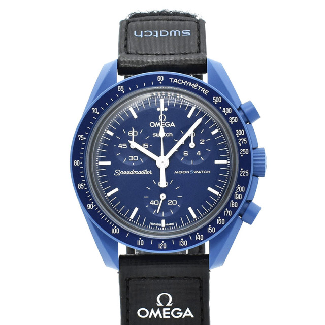 オメガ×スウォッチ　OMEGA×Swatch　ミッション トゥ ネプチューン　SO33N100　バイオセラミック　42mm　未使用品