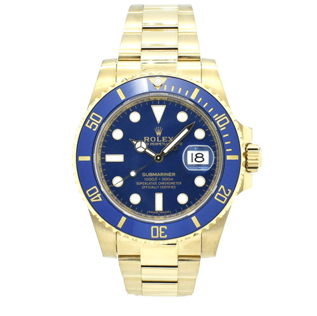 ロレックス　ROLEX　サブマリーナデイト　Ref.116618LB　18KYG　ランダム番　40mm　USED　中古