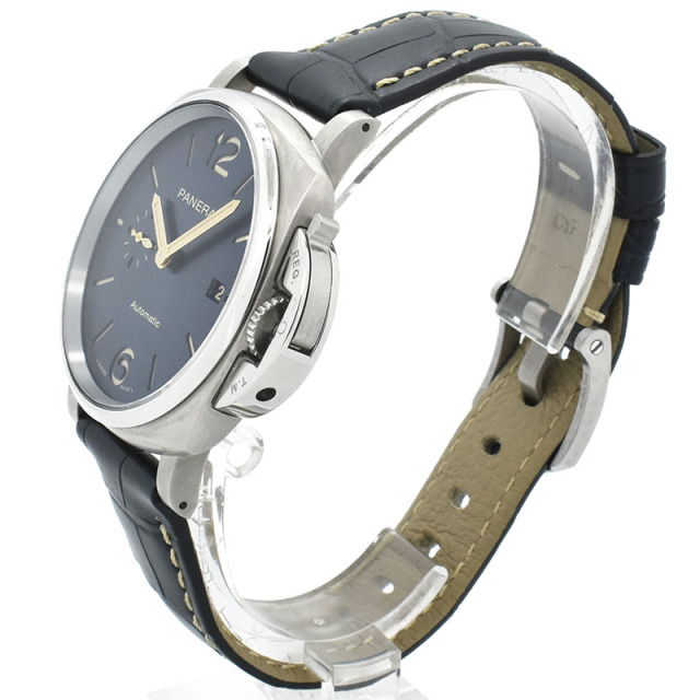 パネライ PANERAI ルミノール ドゥエ PAM00927 42mm 自動巻き ブルー チタン V番 USED 中古