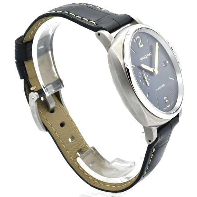 パネライ PANERAI ルミノール ドゥエ PAM00927 42mm 自動巻き ブルー チタン V番 USED 中古