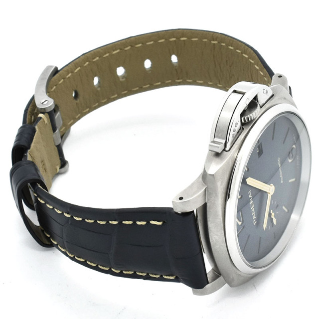 パネライ PANERAI ルミノール ドゥエ PAM00927 42mm 自動巻き ブルー チタン V番 USED 中古