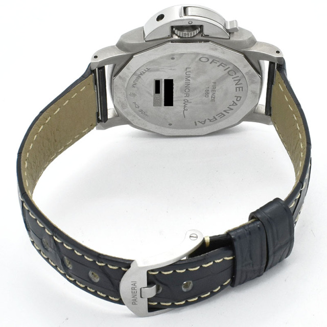 パネライ PANERAI ルミノール ドゥエ PAM00927 42mm 自動巻き ブルー チタン V番 USED 中古