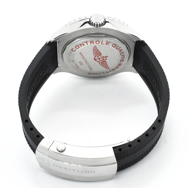 ブライトリング BREITLING スーパーオーシャン オートマチック 44 A17376211L2S1 ターコイズブルー 44mm USED 中古