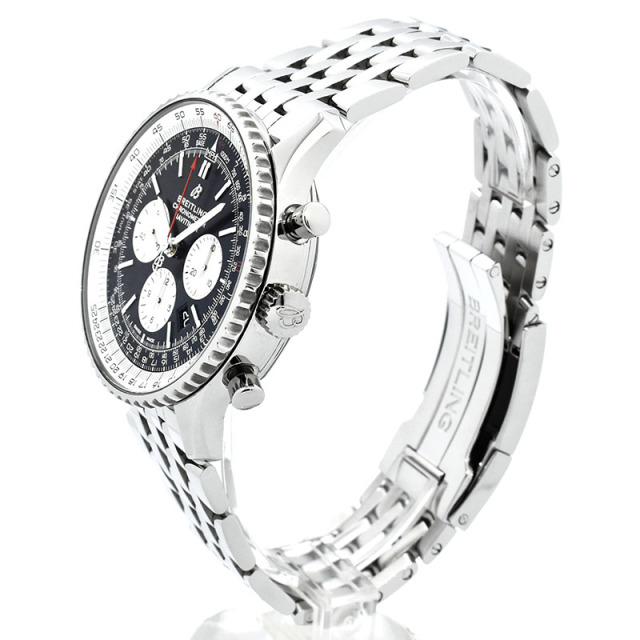 ブライトリング BREITLING ナビタイマー1 B01 AB0127211B1A1 46mm ブラック/シルバー USED 中古