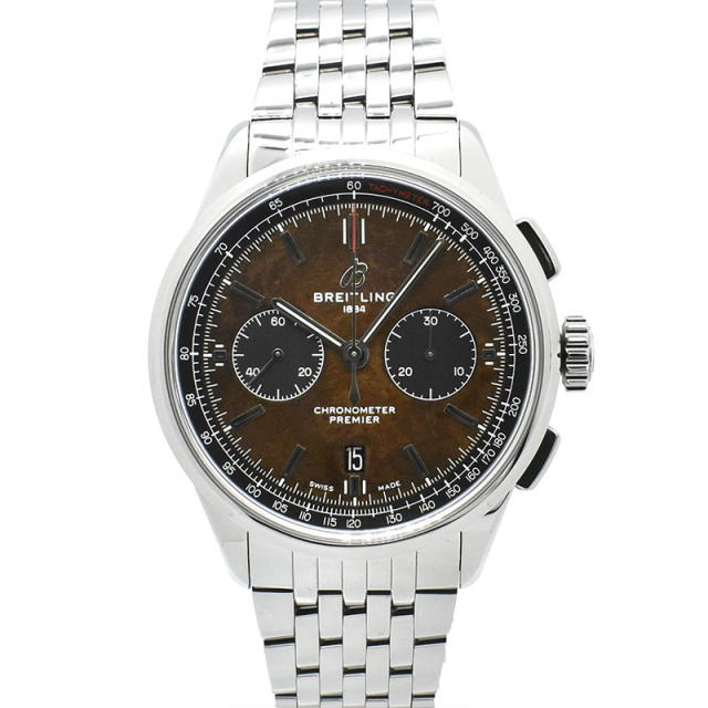 ブライトリング　BREITLING　プレミエ B01 クロノグラフ 42 ベントレー センテナリー　AB01181A1Q1A1　世界1000本限定　42mm　ブラウン　USED　中古