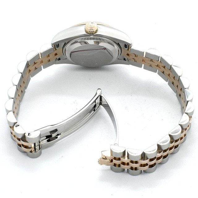 ロレックス ROLEX デイトジャスト Ref.179171G メテオライト/10Pダイヤ V番 26mm USED 中古