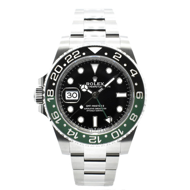 ロレックス　ROLEX　GMTマスター2　Ref.126720VTNR　グリーン/ブラックベゼル　40mm　未使用品