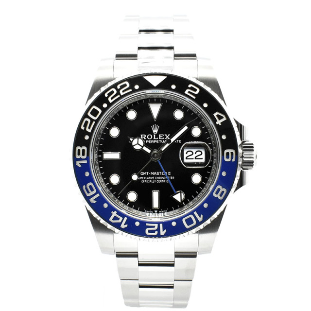 ロレックス　ROLEX　GMTマスター2　Ref.126710BLNR　ブルー/ブラックベゼル　40mm　USED　中古