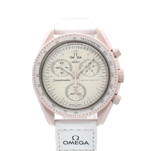 オメガ×スウォッチ　OMEGA×Swatch　ミッション トゥ ヴィーナス　SO33P100　バイオセラミック　42mm　USED　中古