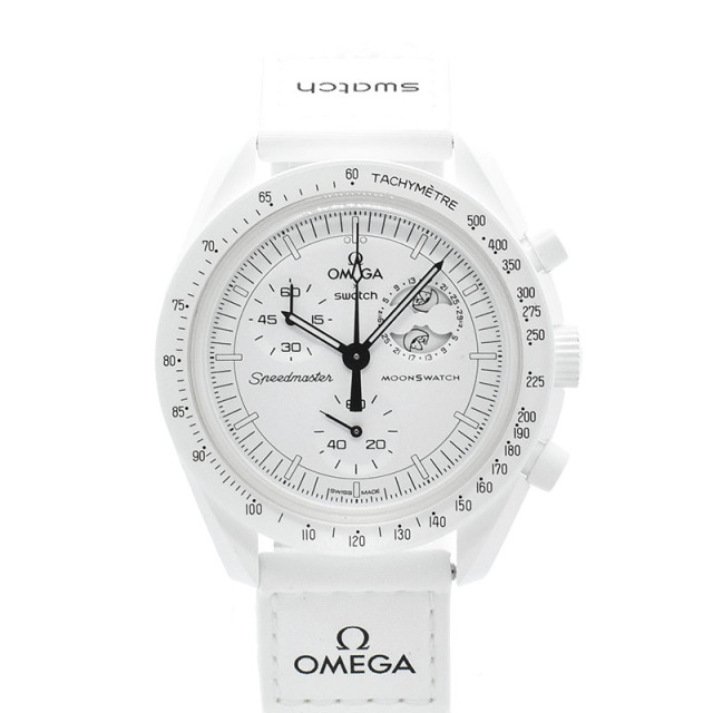 オメガ×スウォッチ　OMEGA×Swatch　ミッション トゥ ザ ムーンフェイズ スヌーピー　SO33W700　バイオセラミック　42mm　未使用品
