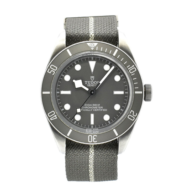 チューダー(チュードル)　TUDOR　ヘリテージ ブラックベイ フィフティエイト 925　Ref.79010SG　39mm　グレー　シルバー925　USED　中古