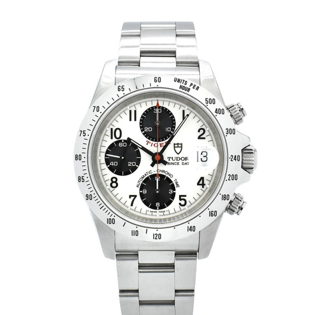 チューダー(チュードル)　TUDOR　クロノタイム タイガー　Ref.79280　ホワイト/ブラック　40mm　USED　中古