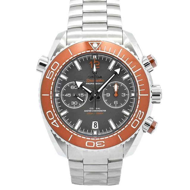 オメガ OMEGA シーマスター プラネットオーシャン クロノグラフ マスタークロノメーター 215.30.46.51.99.001 グレー 45.5mm 未使用品