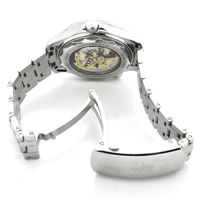 オメガ OMEGA シーマスター300 コーアクシャル マスタークロノメーター 007 ジェームス・ボンド リミテッド 210.22.42.20.01.004 世界7007本限定 42mm USED 中古