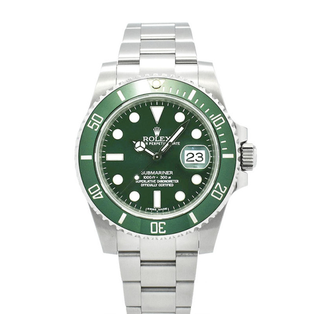 ロレックス　ROLEX　サブマリーナデイト グリーン　Ref.116610LV　ランダム番　USED　中古