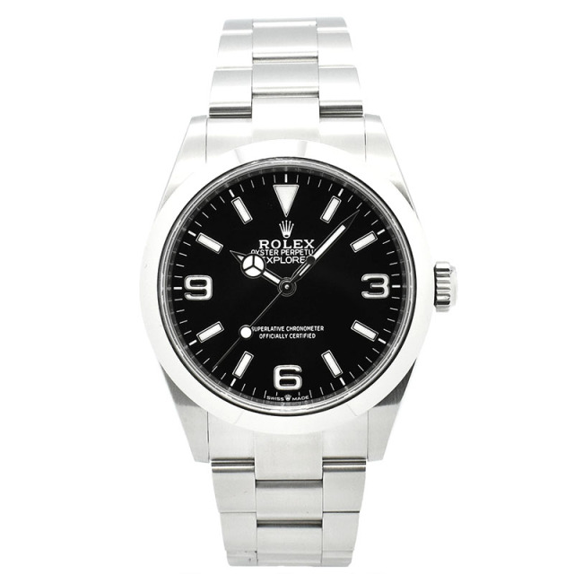 ロレックス　ROLEX　エクスプローラー40　Ref.224270　40mm　ブラック　USED　中古