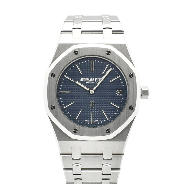 オーデマ・ピゲ　AUDEMARS PIGUET　ロイヤルオーク ジャンボ エクストラシン　15202ST.OO.1240ST.01　39mm　SS　ブルー　USED　中古