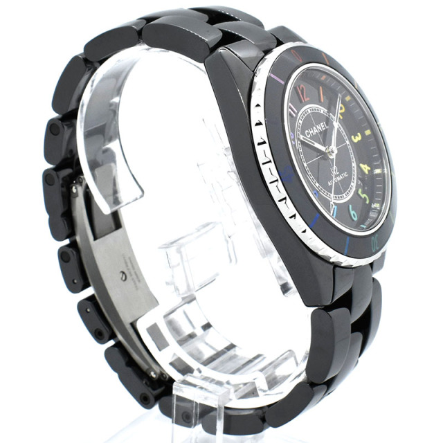 シャネル CHANEL J12 エレクトロ H7122 世界1255本限定 38mm 自動巻き ブラック USED 中古