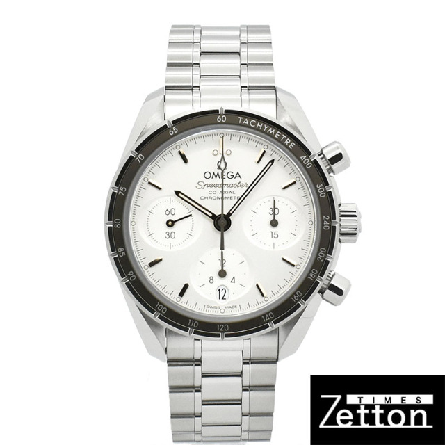 オメガ　OMEGA　スピードマスター 38 コーアクシャル 　324.30.38.50.02.001　38mm　シルバー　USED　中古