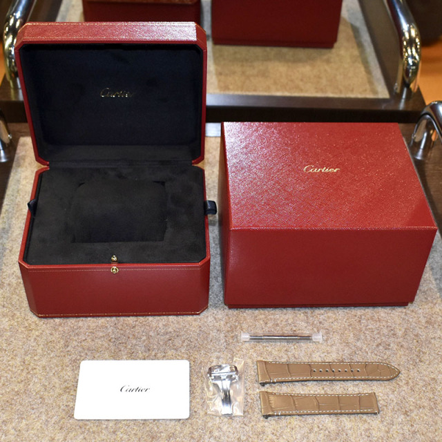 カルティエ CARTIER サントス ドゥ カルティエ ウォッチ LM WSSA0064 グラデーションブラウン 39.8mm 未使用品