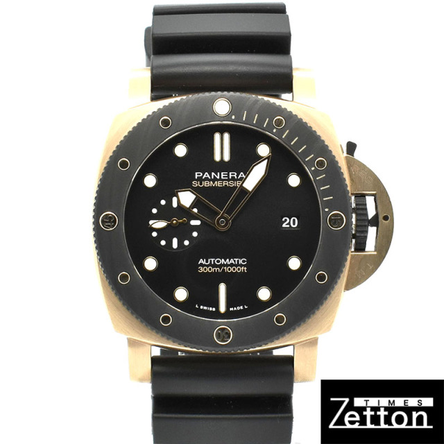 パネライ PANERAI サブマーシブル ゴールドテック オロカーボ PAM01070 44mm W番 USED 中古
