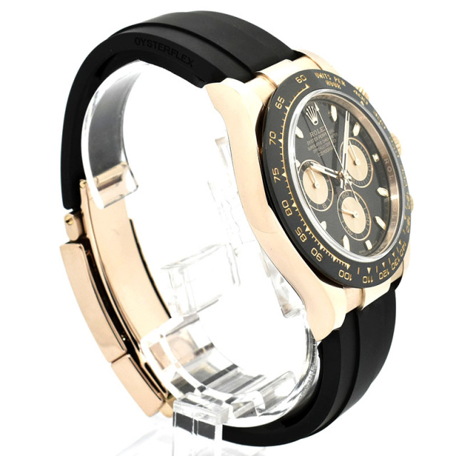 ロレックス ROLEX デイトナ Ref.116515LN 18KERG ブラック/ピンク オイスターフレックス USED 中古