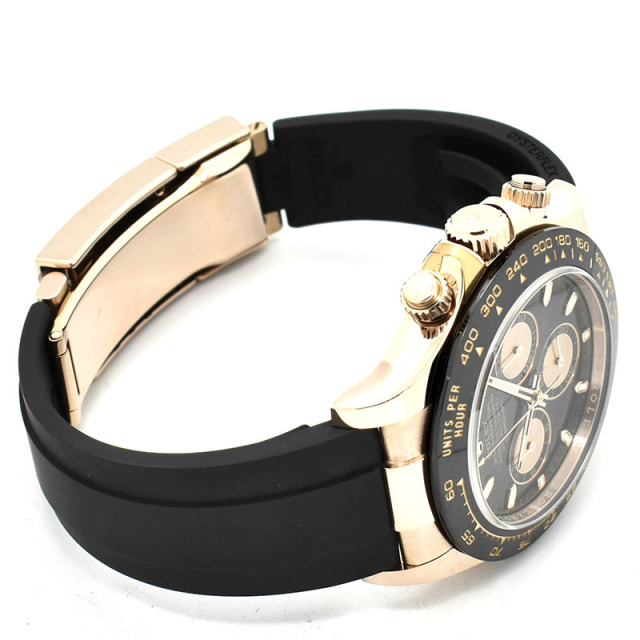 ロレックス ROLEX デイトナ Ref.116515LN 18KERG ブラック/ピンク オイスターフレックス USED 中古
