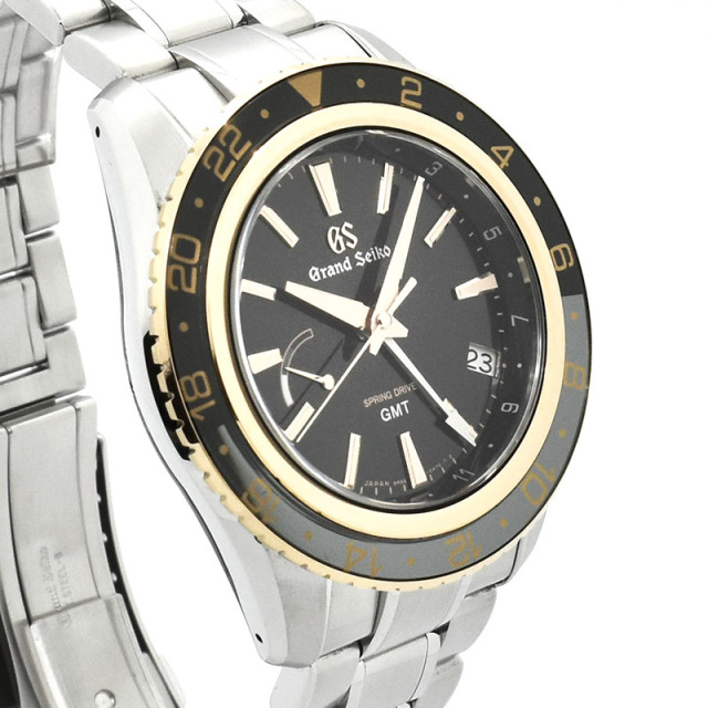 グランドセイコー GRAND SEIKO スポーツコレクション スプリングドライブ GMT SBGE251 ブラック 44mm ブティック限定 USED 中古
