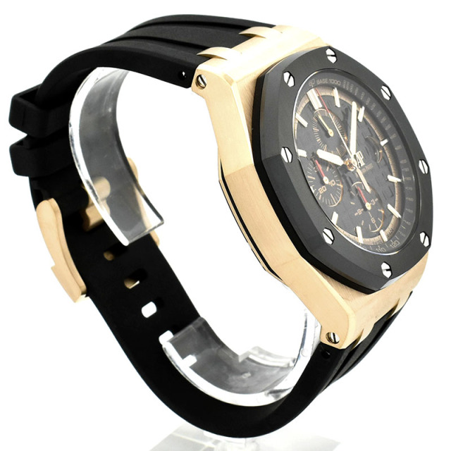 オーデマ・ピゲ AUDEMARS PIGUET ロイヤルオーク オフショア クロノグラフ 26401RO.OO.A002CA.02 18KPG 44mm ブラック USED 中古