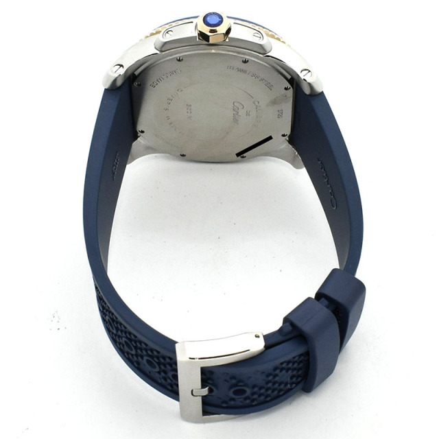 カルティエ CARTIER カリブル ドゥ カルティエ ダイバー W2CA0008 ブルー 42mm SS/18KPG USED 中古