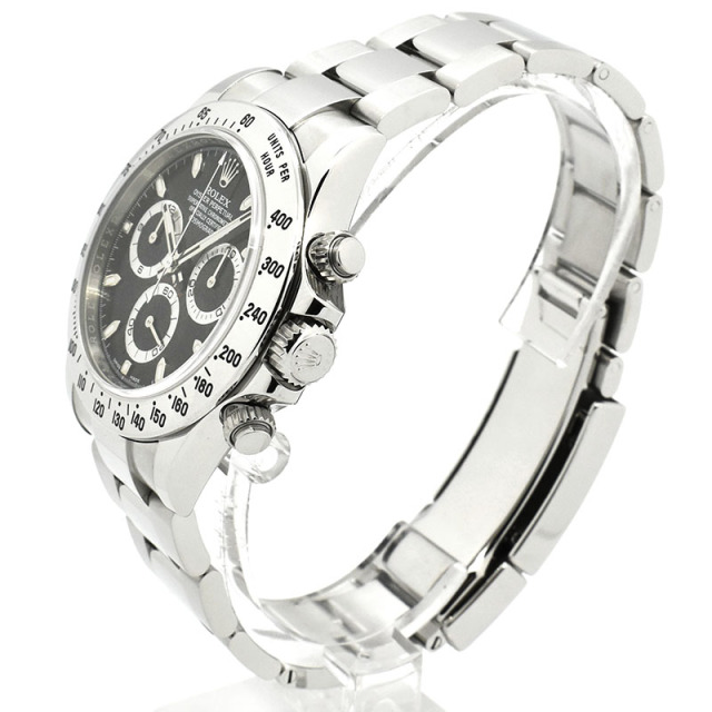 ロレックス ROLEX デイトナ Ref.116520 SS ブラック ランダム番 鏡面バックル USED 中古
