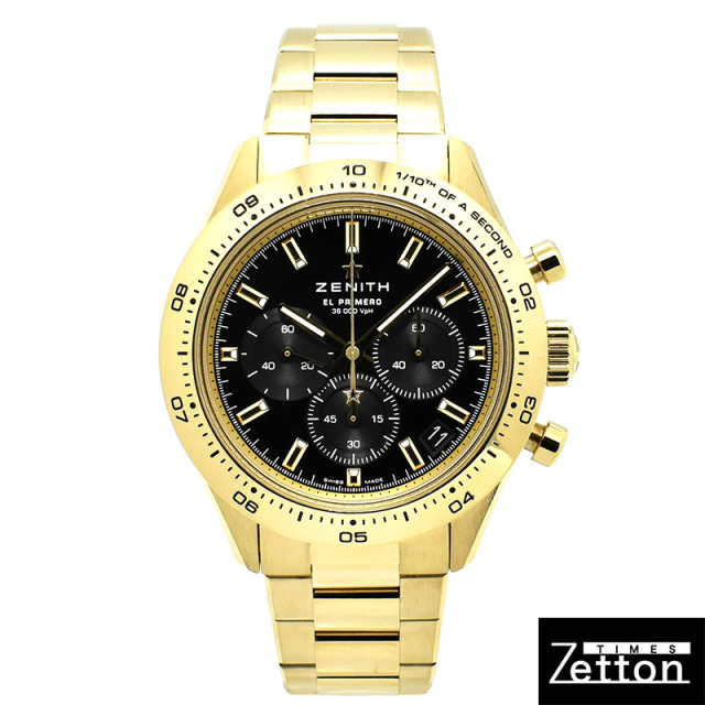 ゼニス　ZENITH　クロノマスタースポーツ ヨシダ スペシャル エディション　30.3100.3600-1/21.M3100　18KYG　ブラック　41mm　未使用品