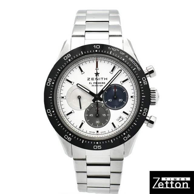ゼニス　ZENITH　クロノマスタースポーツ　03.3100.3600/69.M3100　ホワイト　41mm　USED　中古