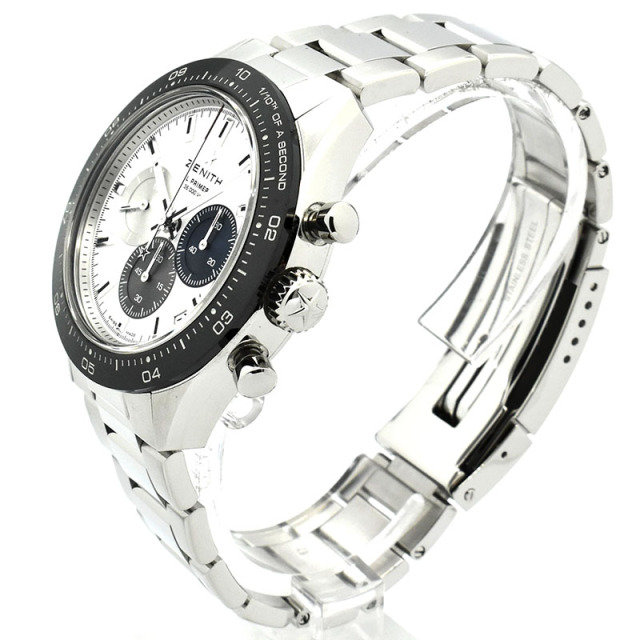 ゼニス ZENITH クロノマスタースポーツ 03.3100.3600/69.M3100 ホワイト 41mm USED 中古