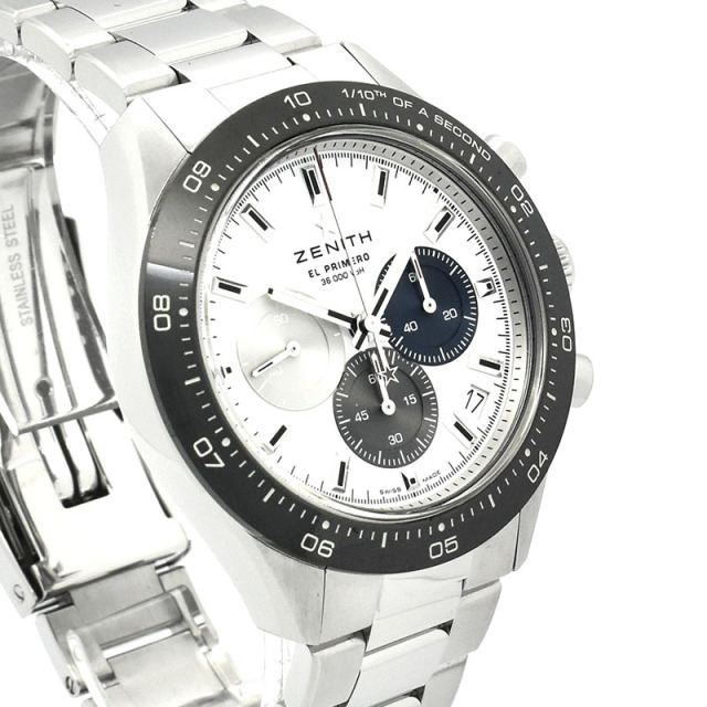 ゼニス ZENITH クロノマスタースポーツ 03.3100.3600/69.M3100 ホワイト 41mm USED 中古