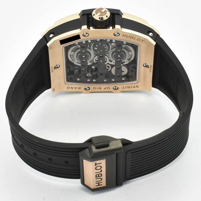 ウブロ HUBLOT スピリット オブ ビッグバン メカ-10 キングゴールド 614.OX.1180.RX 51×45mm USED 中古