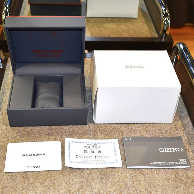 セイコー SEIKO プロスペックス ダイバースキューバ 大谷翔平2023リミテッドエディション SBDC191 国内1700本限定 グレー 40.5mm 未使用品