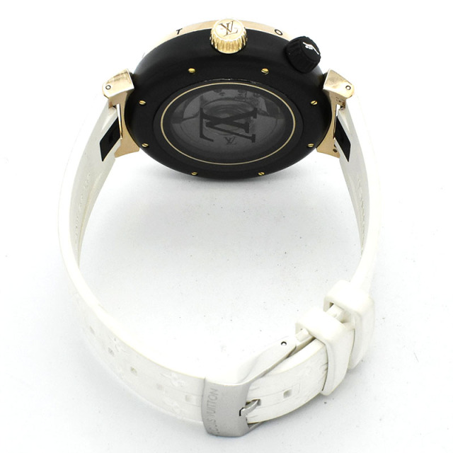 ルイヴィトン LOUIS VUITTON タンブール ストリート ダイバー ブラックブレイズ QA123Z 44mm 自動巻 USED 中古