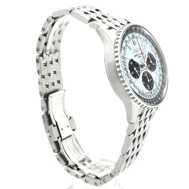 ブライトリング BREITLING ナビタイマーB01 クロノグラフ 43 AB0138241C1A1 アイスブルー/ブラック USED 中古