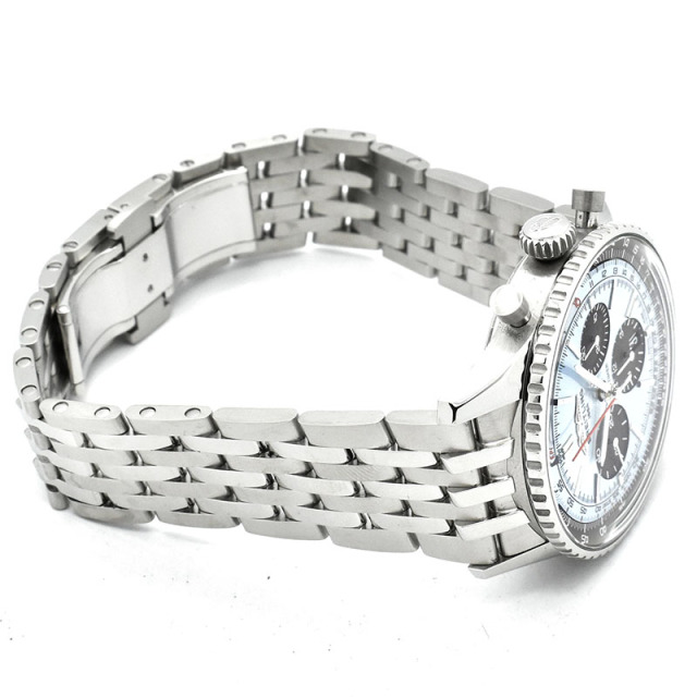 ブライトリング BREITLING ナビタイマーB01 クロノグラフ 43 AB0138241C1A1 アイスブルー/ブラック USED 中古