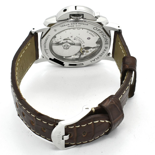 パネライ PANERAI ルミノール ドゥエ 3デイズ GMT パワーリザーブ アッチャイオ PAM00944 45mm V番 USED 中古